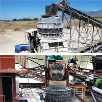 Concasseur à cône hydraulique multicylindre HPS200 pour le concassage secondaire du granit et du calcaire dans les carrières