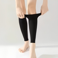 Chaussettes de compression respirantes et à séchage rapide pour jeunes, avec motif 3D flexible au genou et logo sur le bord, pour la saison printanière