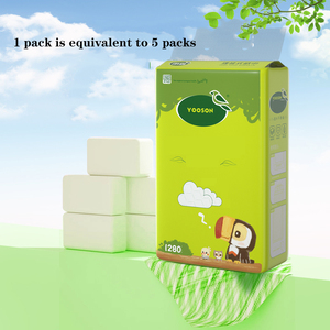 Prix de gros d'usine Papier de soie suspendu Pâte de bois vierge ultra doux 4ply Tenture murale Cuisine Papier de soie faciale - Product Image 5