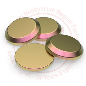 Cortina de ducha magnética Pesos Imán industrial permanente Metal para bolsos Chaflán de zinc con color galvanizado - Product Image 2