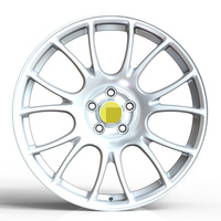 Rines de Aleación Forjados de una Pieza para Automóvil R18/R19 5x114.3 PCD 20mm ET Nuevos para Personalización Acabado Plateado