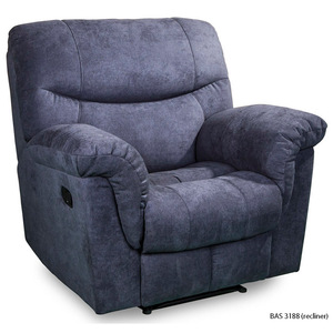 Recliner <b>Sofa</b> BAS3188A Living Room Modern Luxury Furniture Fabric Modular Design High Backrest <b>3</b>+<b>2</b>+<b>1</b> Couch Lounges Malaysia - Product Image 2