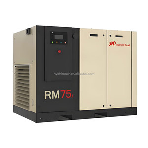 เครื่องอัดอากาศแบบสกรูโรตารี่อุตสาหกรรมแบบหล่อลื่น รุ่น RM75i_W7.5 ของ Ingersoll Rand กำลังไฟ 75 กิโลวัตต์ แรงดัน 7.5 บาร์ อัตราการไหล 12.8 ลูกบาศก์เมตร/นาที ระบายความร้อนด้วยน้ำ - Product Image 1