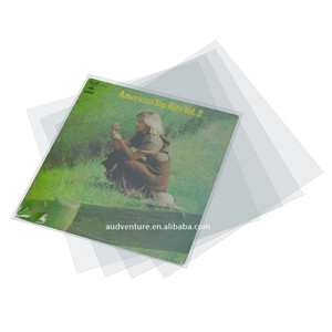 12 ''Record Outer Transparent Sleeve <span class=keywords><strong>CD</strong></span> / DVD / Vinyl Record Album Storage Pack 50 - Product Image 2