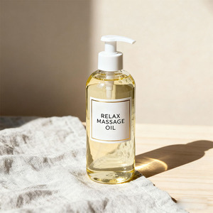 Aceite de masaje orgánico Hidratante Spa Aceite de masaje relajante para hombre - Product Image 1