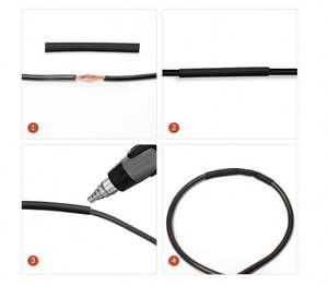 Kit de tubos termo retráteis, kit de tubos termo com caixa (5 cores/12 tamanhos), 560 peças - Product Image 4