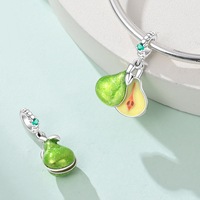 Grensoverschrijdende bestseller fruitbedels: avocado, aardbei, kers, ananas. DIY sieraden armband accessoires van tungsten.