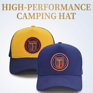 Gorra de Béisbol de 5 Paneles con Logotipo Personalizado Bordado, Perforada con Láser, Transpirable, de Dos Tonos en Contraste, Gorras Deportivas - Product Image 1