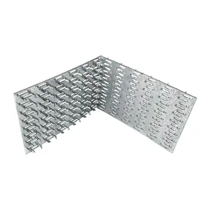 Özel Metal galvanizli çelik konstrüksiyon ahşap Gang tırnak kafes plaka konnektörleri