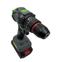 Perceuse sans fil sans balais OEM, sans clé, rechargeable, batterie au lithium, multi-vitesse, diamètre de perçage maximal de 13 mm/10 mm, professionnelle