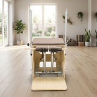 Chaise Wunda de rééducation corporelle en bois, cadre en érable, chaise d'exercice Wunda pour la rééducation corporelle, mousse haute densité, studio de yoga