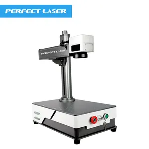 Perfekter Laser 20w/30w Günstiger Preis Faserlaser beschriftung maschine für Aluminium/Glas mit Beschichtung