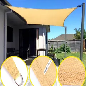 HDPE 180/185GSM UV-Schutz Sonnenschutz Segel garten Sun Shade Sail Cloth Outdoor Wasserdicht