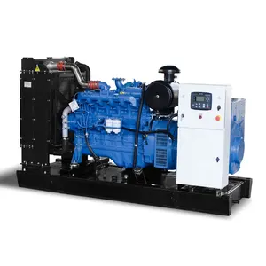 New factory price powered by YuChai engine YC6MK350L-D20 open type 250kva diesel generator set