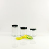 Bocaux en verre de 100-500g pour aliments, bocaux de conserve, bocaux à miel, bocaux à confiture, bocaux à cornichons, bocaux à gelée, bocaux Mason avec couvercles à vis