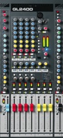 Système audio GL2400-24, mélangeur 4 bandes EQ, discothèque/bar/club/concert, console de mixage audio 24 canaux, mélangeur audio, tout en acier GL2400 GL2400-24