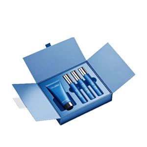 Caja de Regalo Cosmética de Doble Puerta Personalizada de Alta Gama con Empaque de Cartón Blanco Individual para Herramientas de Maquillaje y Rímel - Product Image 1