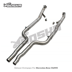 Tubo de Escape BOSKA para Mercedes-Benz CLS550 4.7L 2012-2016 E550 W212 M278 SS304, Sistema de Escape con Colector - Product Image 6