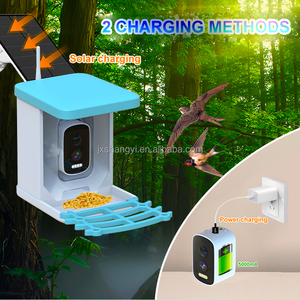 Mangeoire à oiseaux automatique intelligente suspendue à l'extérieur, écologique, fabriquée en usine, avec caméra HD 2,5K, alimentée par énergie solaire - Product Image 5
