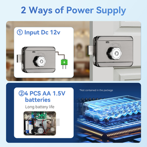 XSDTS NT01 Smart <strong>Lock</strong> for Bluetooth Waterproof Fingerprint <strong>Password</strong> IC Card <strong>App</strong> Key Unlocking for Aluminum Door Cloud Data - Product Image 3