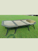 Lit pliant double élargi et épaissi, réglable, portable, pour hôpital, hôtel, camping, lit d'accompagnant, cadre en fer, direct
