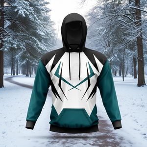 Sudadera con Capucha Nestrue Sports, Personalizada con Impresión Completa, para Hombre y Mujer, Invierno, Ecológica, de Poliéster y Algodón - Product Image 2