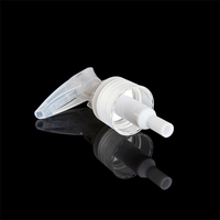 Bouteilles en plastique PET à épaule plate vides 50ml/100ml pour lotion et shampoing avec pompe à lotion