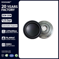 Haut-parleur de voiture large bande 48 mm, accessoires 3 ohms, boîtier en fer, aimant externe, personnalisé OEM pour audio automobile, usine avec 20 ans d'expérience