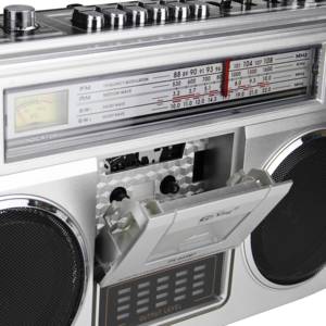 Radio boombox inalámbrica retro con casete reproductor de casete de parada automática multifunción con radio AM FM SW - Product Image 4