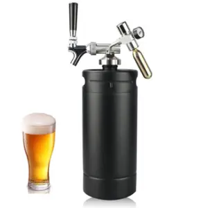 Dispensador portátil de barril de cerveza de acero inoxidable 304