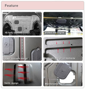 Pièces automobiles, garde-boue 3D pour moteur, sous le capot, pour VW Touran 2004-2019, OEM personnalisable, antirouille et facile à installer - Product Image 4