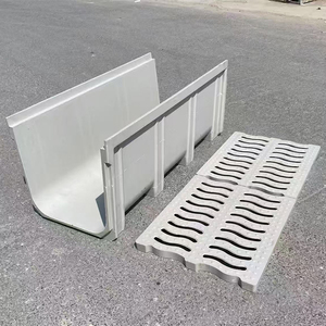 <span class=keywords><strong>Caniveau</strong></span> de drainage en <span class=keywords><strong>plastique</strong></span> renforcé de fibres de verre personnalisable avec service de découpe de <span class=keywords><strong>grille</strong></span>, marque ZQ - Product Image 6