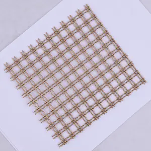 Hot Sale Stainless Steel Decorative Architectural Metal Crimped Wire Mesh For Architectural Building