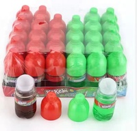 Bonbons liquides en spray multicolores SLEZI Halal, saveur fruitée, en bouteille de soda, pour enfants, durée de conservation 24 mois, marque OEM personnalisée