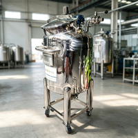 Réservoir de stockage de liquides alcoolisés anti-explosion SUS316L 50L avec mélangeur pneumatique