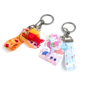 Vograce Móc Khóa Dây Buộc Tùy Chỉnh Kèm Dây Đeo Cổ Tay Móc Khóa Dây Thăng Hoa Cổ Tay Vui Nhộn - Product Image 6