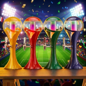 Customizable 3-Litre Ball-Shaped Beer Tower Popular Hotel Supplies for Bars Restaurants Commercial <strong>Drink</strong> <strong>Dispenser</strong> <strong>with</strong> Ice <strong>Tap</strong> - Product Image 5
