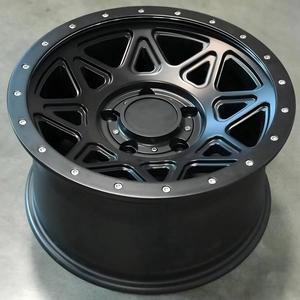 Jantes de voiture de tourisme Flow Forming 4X4 tout-terrain 17X9J 18X9J PCD 6X139.7 5X127 noires à disque profond, adaptées aux <span class=keywords><strong>Jeep</strong></span> ZM-14 - Product Image 2