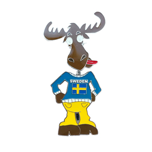Aimant de réfrigérateur Gnome <span class=keywords><strong>scandinave</strong></span> suédois en vrac, aimant en alliage de zinc émaillé de haute qualité, souvenir de voyage nordique personnalisable - Product Image 5