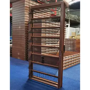 Desain Filipina jendela Louver kaca Aluminium/jendela jalouce/jendela jalouce