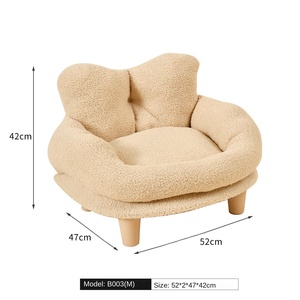 Cuccia di Lusso Transfrontaliera <span class=keywords><strong>per</strong></span> <span class=keywords><strong>Cani</strong></span>, Stile Divano Piccolo, <span class=keywords><strong>per</strong></span> Westie e Razze Medie, Divano Rialzato <span class=keywords><strong>per</strong></span> Animali Domestici in Cotone, Utilizzabile in Tutte le Stagioni - Product Image 6