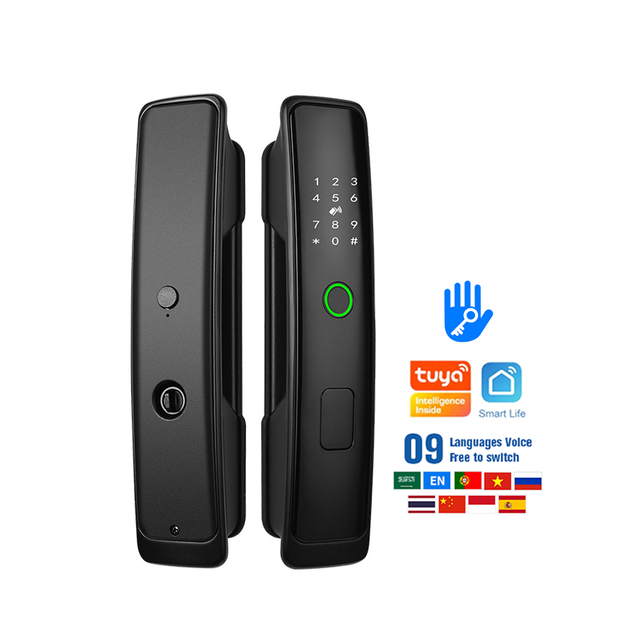 Hot Selling TUYA Wi-Fi Smart Lock for Wood/Aluminum Doors with Fingerprint Unlock Tt LOCK and Tuya App Control