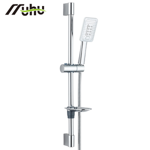 Set Moderno di Barre Scorrevoli Regolabili per <span class=keywords><strong>Doccia</strong></span> <span class=keywords><strong>in</strong></span> <span class=keywords><strong>Acciaio</strong></span> <span class=keywords><strong>Inox</strong></span> con <span class=keywords><strong>Soffione</strong></span> <span class=keywords><strong>Doccia</strong></span> Cromato e Tubo <span class=keywords><strong>in</strong></span> Ottone - Product Image 2