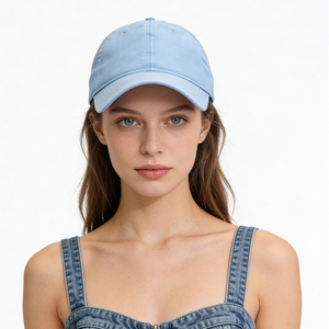 Oem Factory Quick Dry Performance Baseball <b>Caps</b> Men'S Baseball <b>Caps</b> Wholesale <b>Plain</b> Light Blue Baseball <b>Cap</b> - Product Image 1