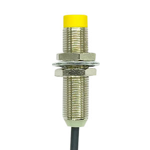 Capteur <span class=keywords><strong>de</strong></span> proximité inductif étanche IP67, non encastré, distance <span class=keywords><strong>de</strong></span> détection <span class=keywords><strong>de</strong></span> 4 mm, DC 12-24V, NPN NO, détection <span class=keywords><strong>de</strong></span> métal cylindrique - Product Image 1