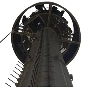 25m通信セルモノポールタワー