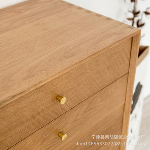 Solid Wood <b>Chest</b> Of Drawers Oak 6 Drawer Modern Minimalist Bedroom <b>Storage</b> Cabinet Eco Friendly Furniture - Product Image 4