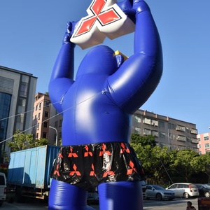 Mascota Inflable Gigante de Gorila Azul con Logotipo de <span class=keywords><strong>Mitsubishi</strong></span> - Figura Inflable Publicitaria para Promociones de <span class=keywords><strong>Concesionarios</strong></span> de Automóviles - Product Image 4