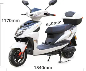 2 seats two wheel electric motorcycle electric atv adult racing for sale with EEC COC certificate