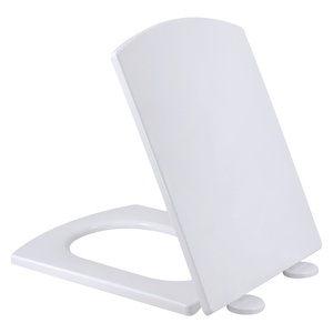 XJ-597 Couvercle de <span class=keywords><strong>toilette</strong></span> en plastique de haute qualité, grand format en U, à fermeture lente, accessoires de salle de bain - Product Image 2